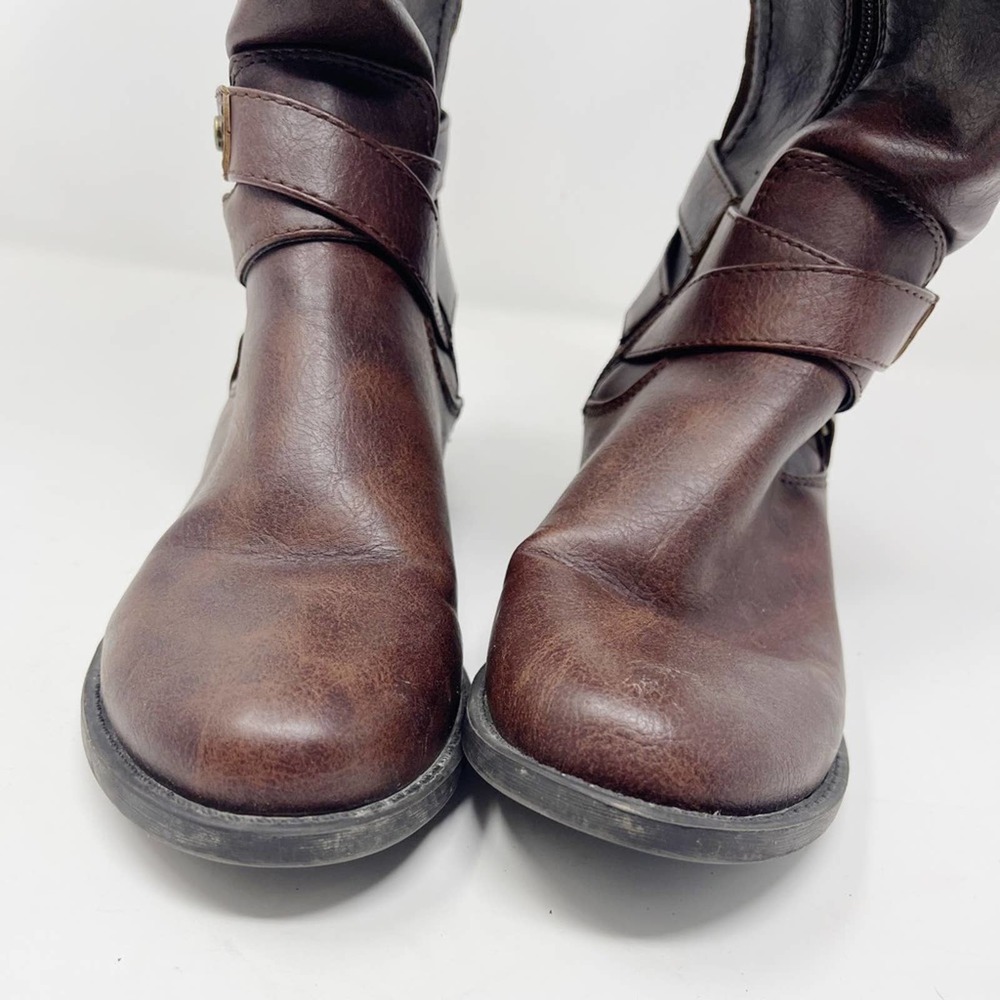 [G by Guess] brown faux leather riding boot size 6 - Picture 2 of 9